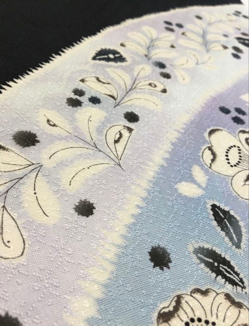 新春破格❗️逸品❗️暈し染め【名古屋帯】　辻ヶ花　地紋　正絹