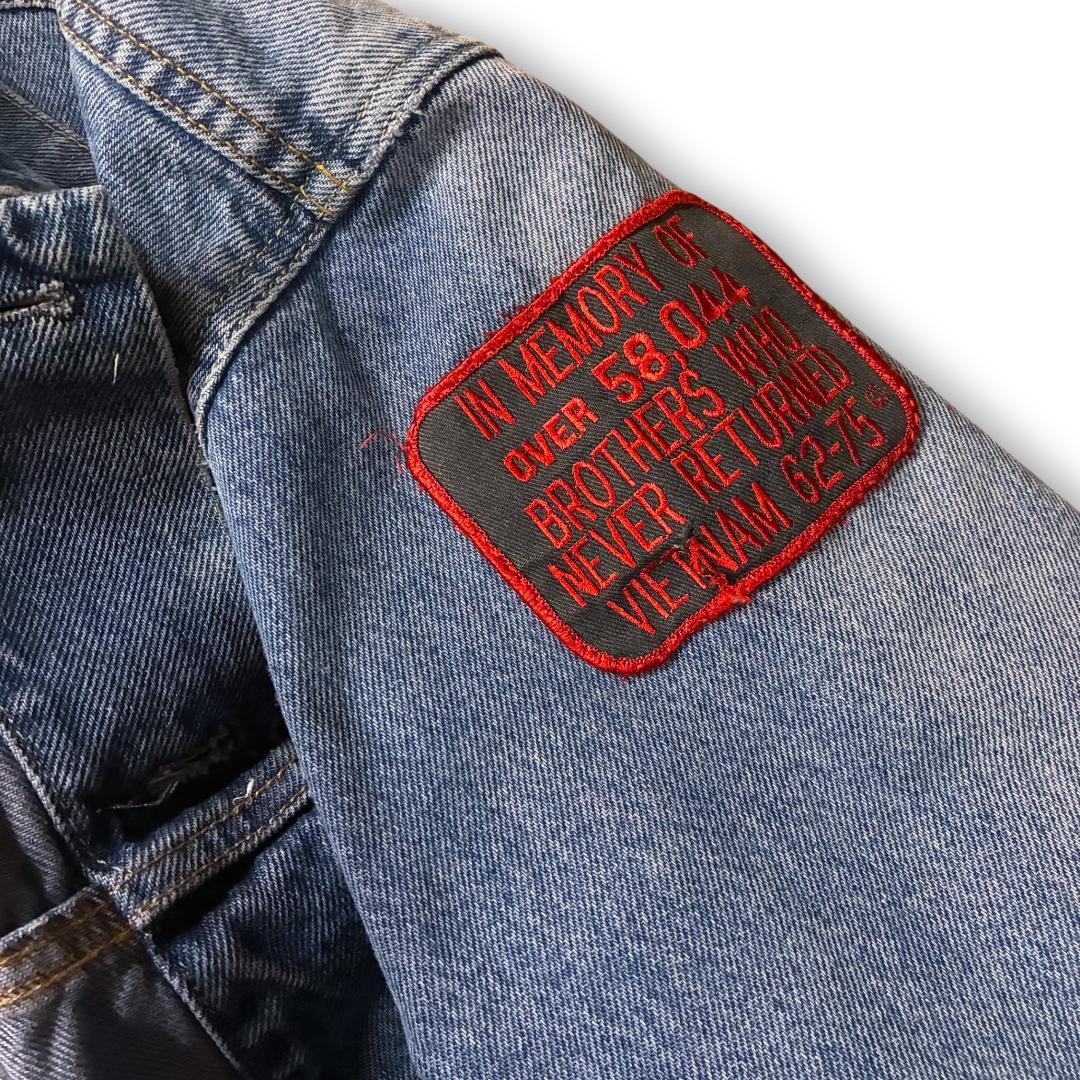 Levi’s デニムジャケット US ARMY ワッペン カスタムパッチ XL