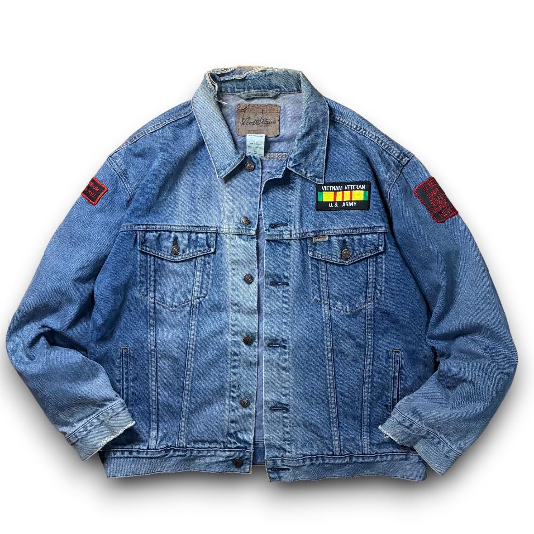 Levi’s デニムジャケット US ARMY ワッペン カスタムパッチ XL