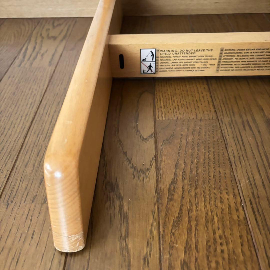 ストッケ　トリップ トラップ　ベビーチェア+ベビーセット　ナチュラル　S/N3④