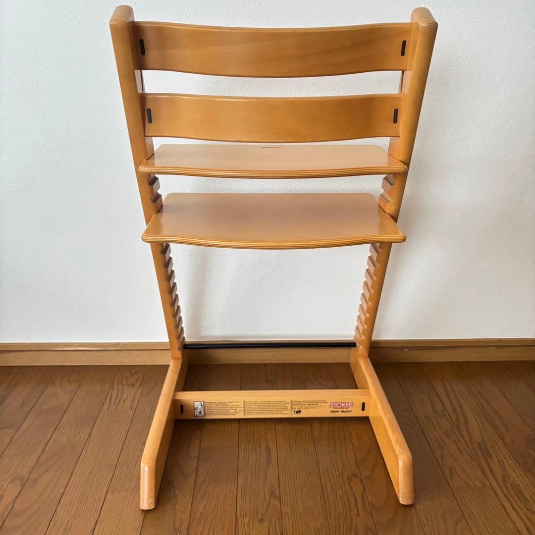 ストッケ　トリップ トラップ　ベビーチェア+ベビーセット　ナチュラル　S/N3④