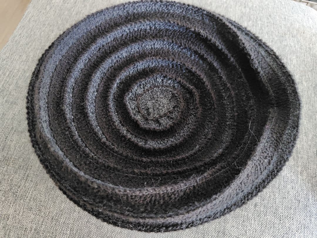 user_99153139 ISHIDASEIBOU 黒 ベレー帽 日本製