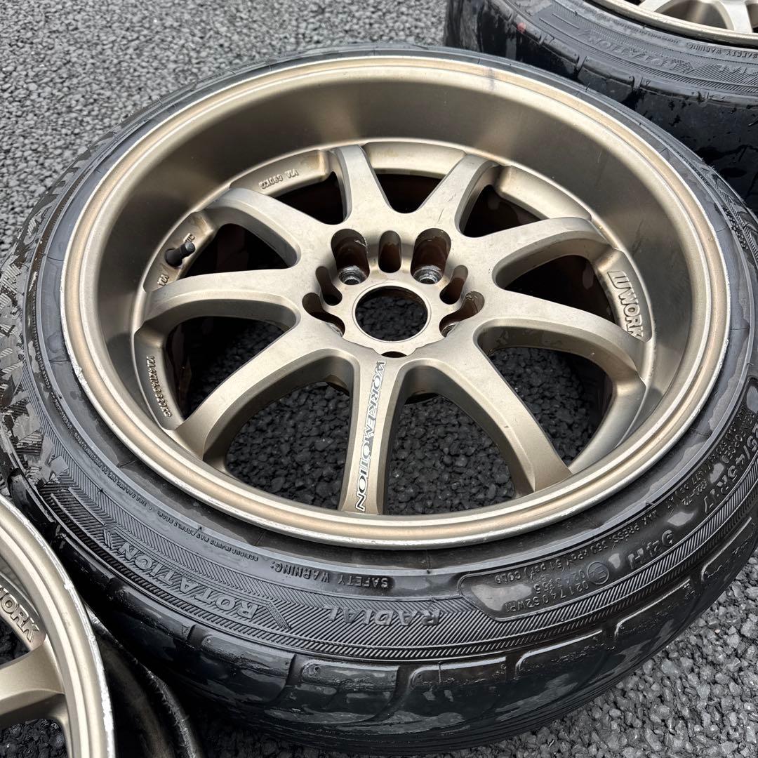 work xd9 9.5j 4本セット ブロンズ　17インチ　ツアラー シルビア