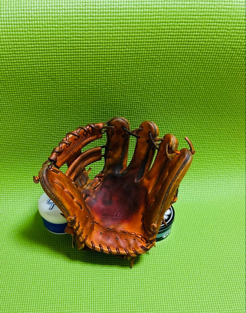 極上　日本製　有名店型付　プロステイタス　硬式用　内野手　今宮　源田　吉川