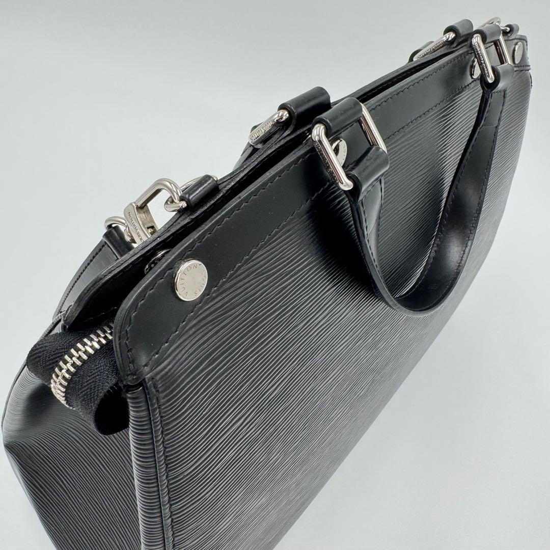 ルイ ヴィトン エピ ブレアGM レザー ハンドバッグ ショルダーバッグ 黒