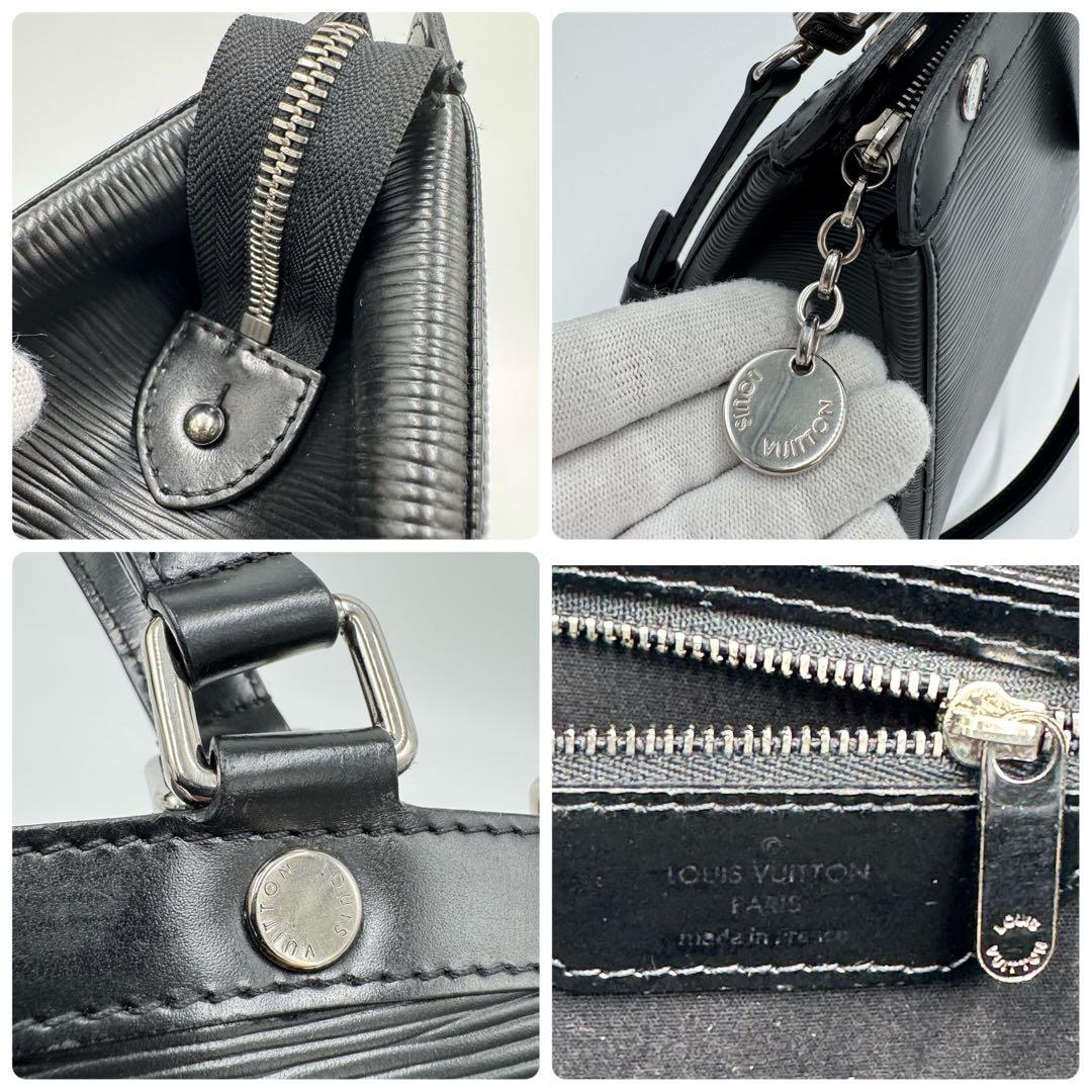 ルイ ヴィトン エピ ブレアGM レザー ハンドバッグ ショルダーバッグ 黒