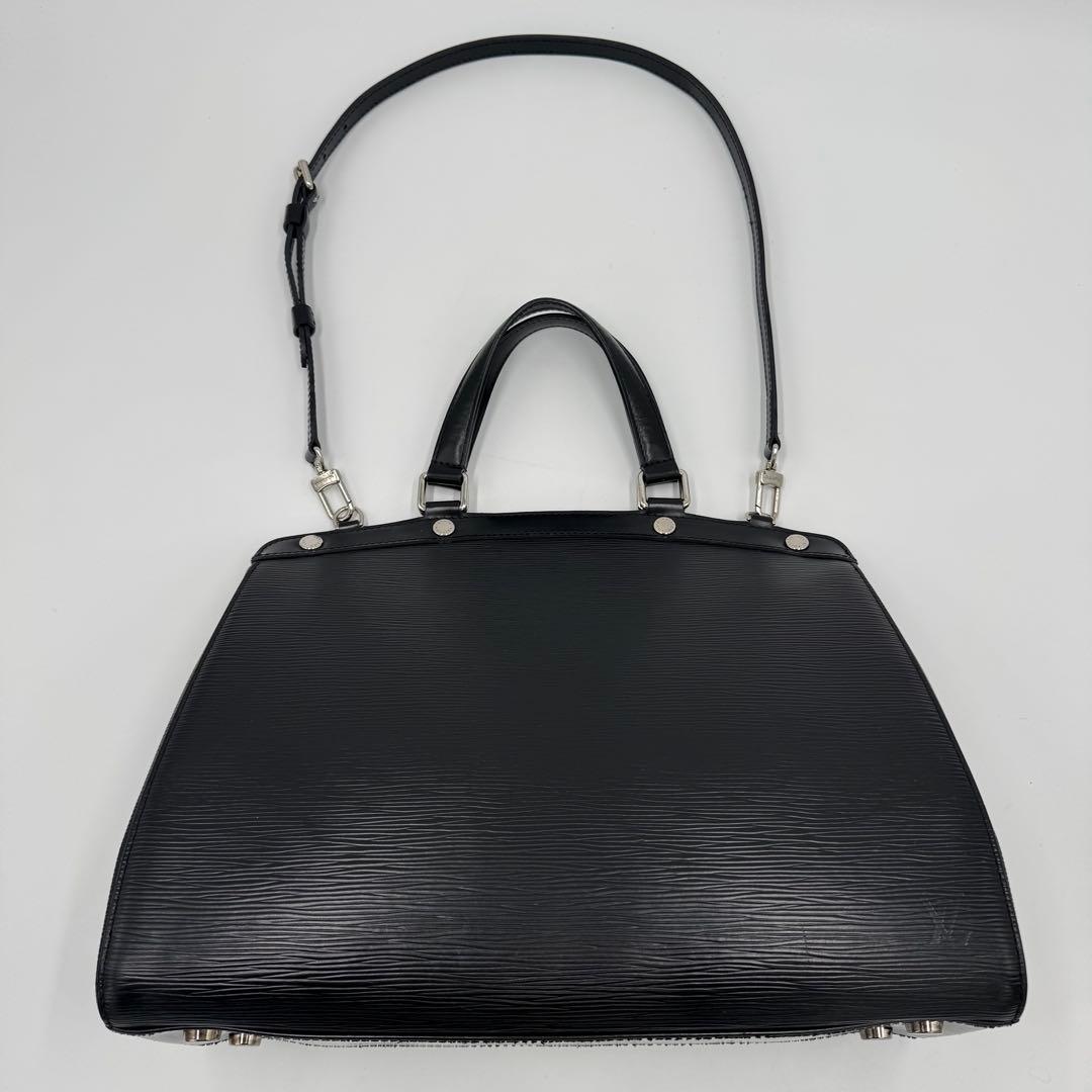 ルイ ヴィトン エピ ブレアGM レザー ハンドバッグ ショルダーバッグ 黒