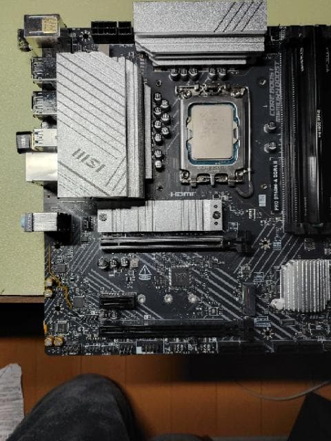 MSI マザーPRO B760M-A DDR4Ⅱ+インテル i5-13600KF