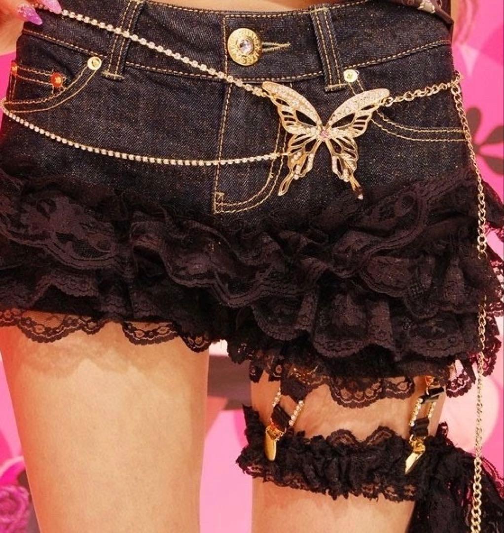 希望価格変更中MA＊RS バタフライキラキラチェーンベルト