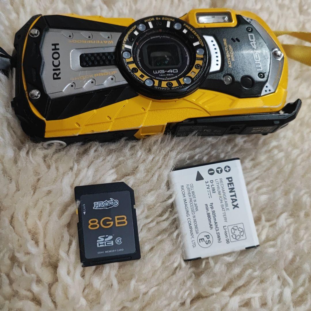 RICOH WG-40 防水デジタルカメラ