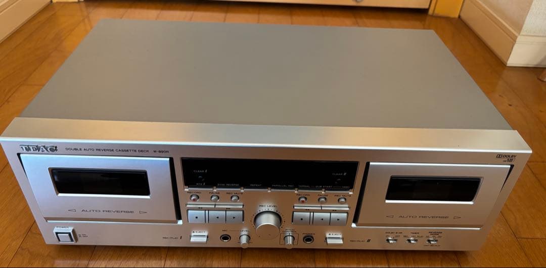 TEAC W‑890R S ダブルカセットデッキ オートリバース搭載