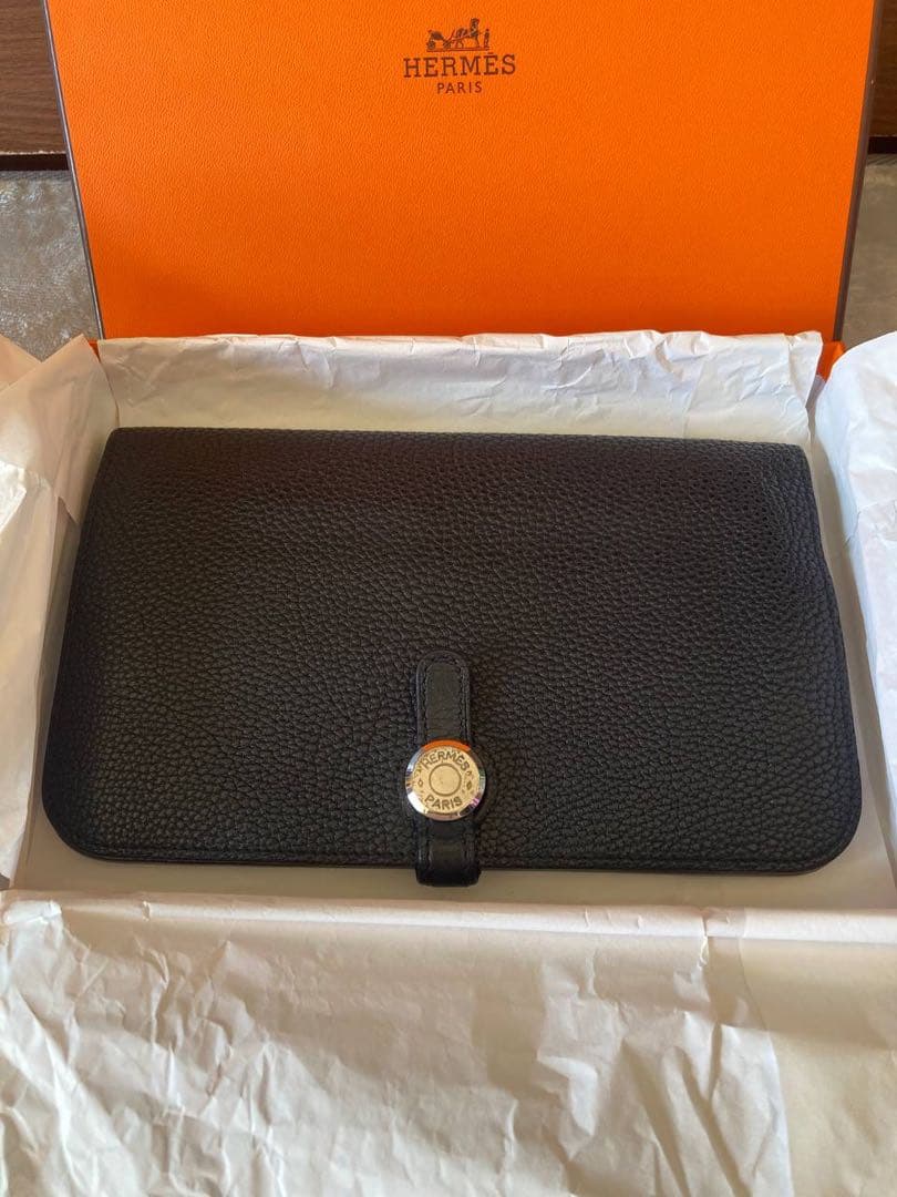 HERMES エルメス ドゴン ブラック P刻印