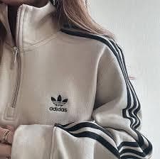 海外限定【adidas originals】ハーフジップスウェット【アディダス】