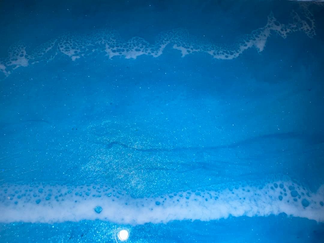 レジンアート 海の風景 与論島　百合が浜