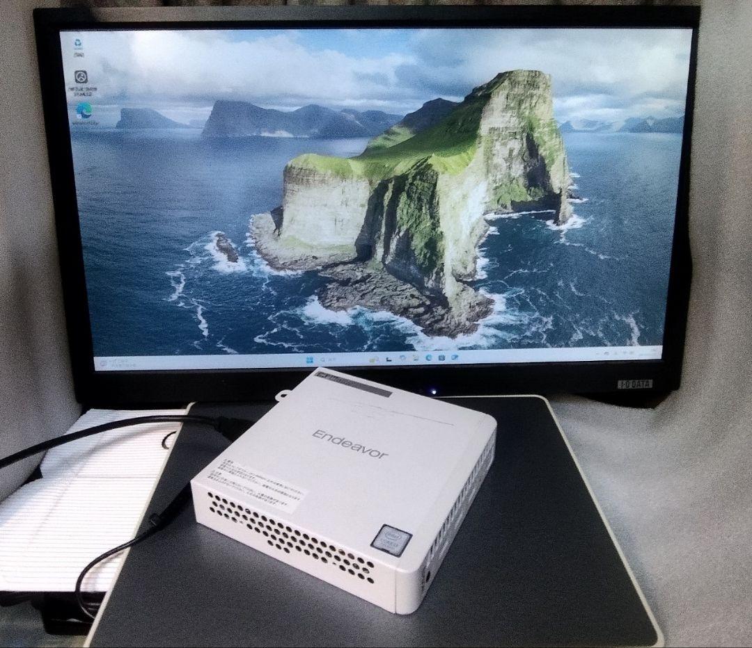 エプソン エンデバー ST40E SSD256GB Windows11 ミニPC