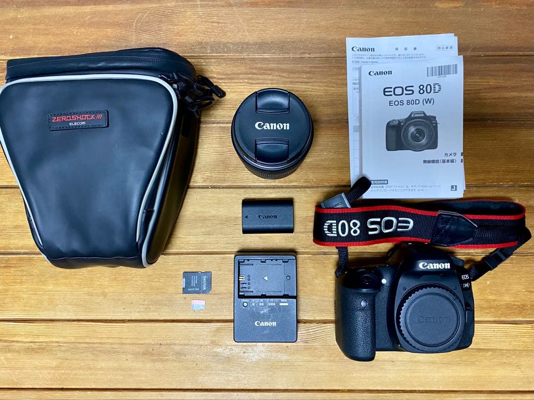 【美品】CanonEOS80D EF-S18-135 IS USM レンズキット