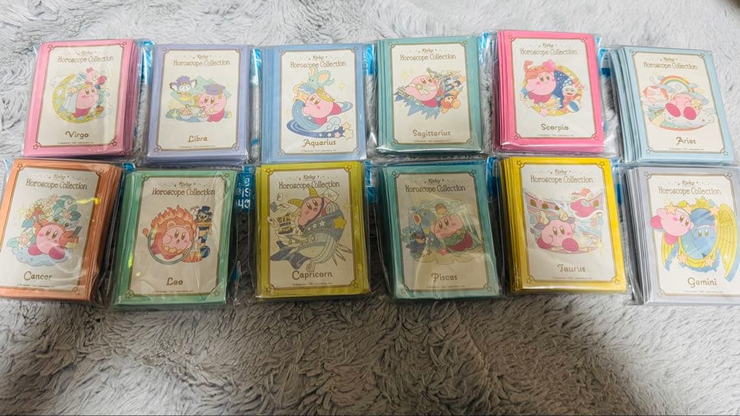 【新品未開封】星のカービィ ホロスコープ スリーブ 全種類セット