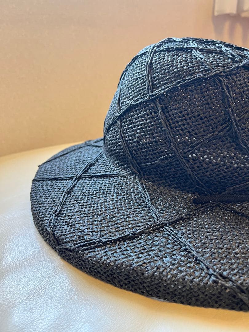 美品 La Maison de Lyllis ハット　ブラック