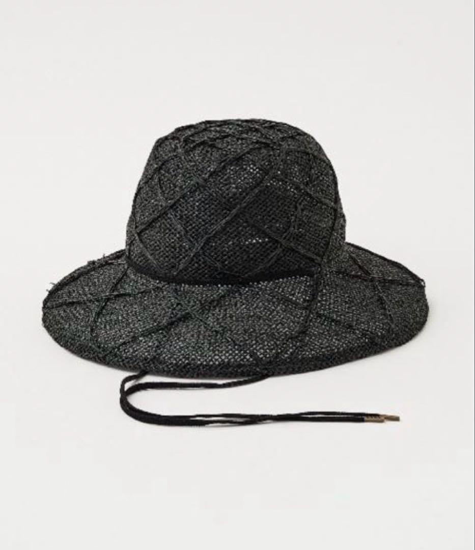 美品 La Maison de Lyllis ハット　ブラック