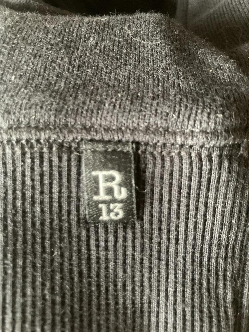 R13 ソニック ユース ラビット プリント パーカー