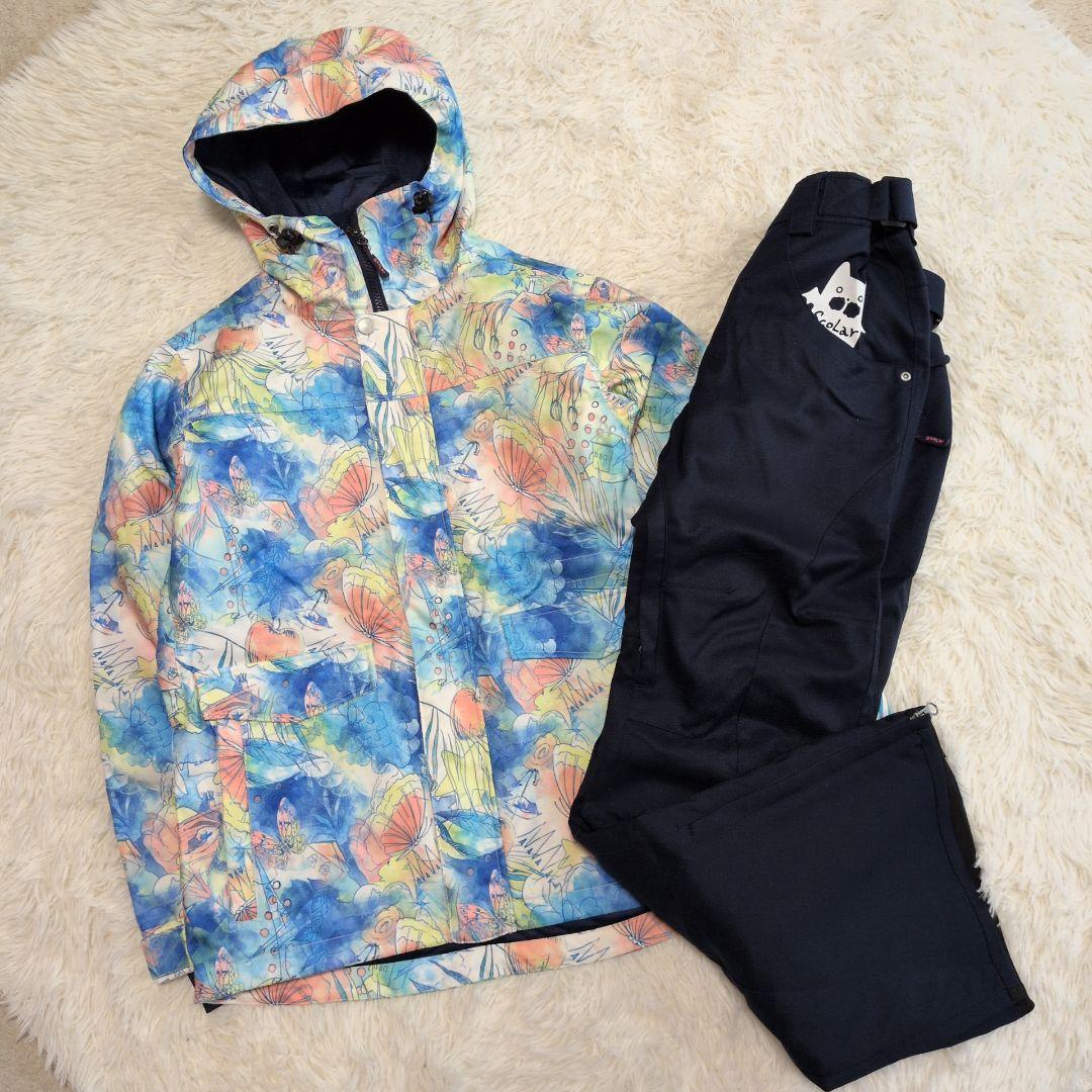 【未使用】Scolar スカラー スノボウェア 上下セット S　スキー