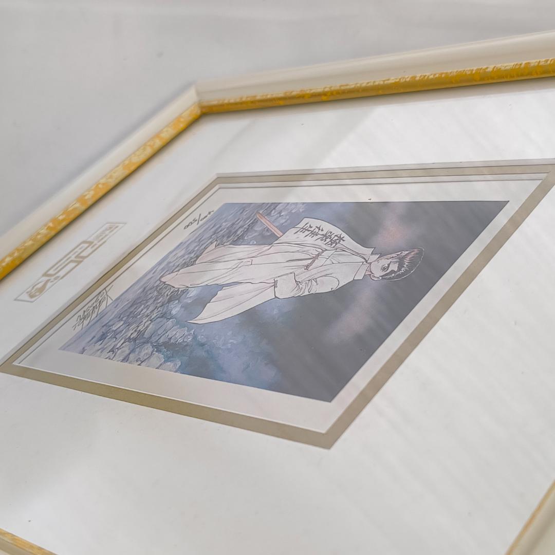 幽遊白書 週刊少年ジャンプ 25th 複製原画 版画 浦飯幽助 冨樫義博 サイン