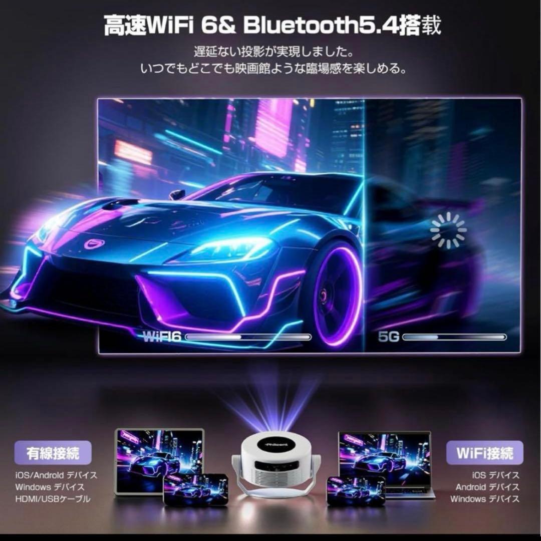 新品 プロジェクター 家庭用 小型 【1080P 8K対応＆HDR高画質】