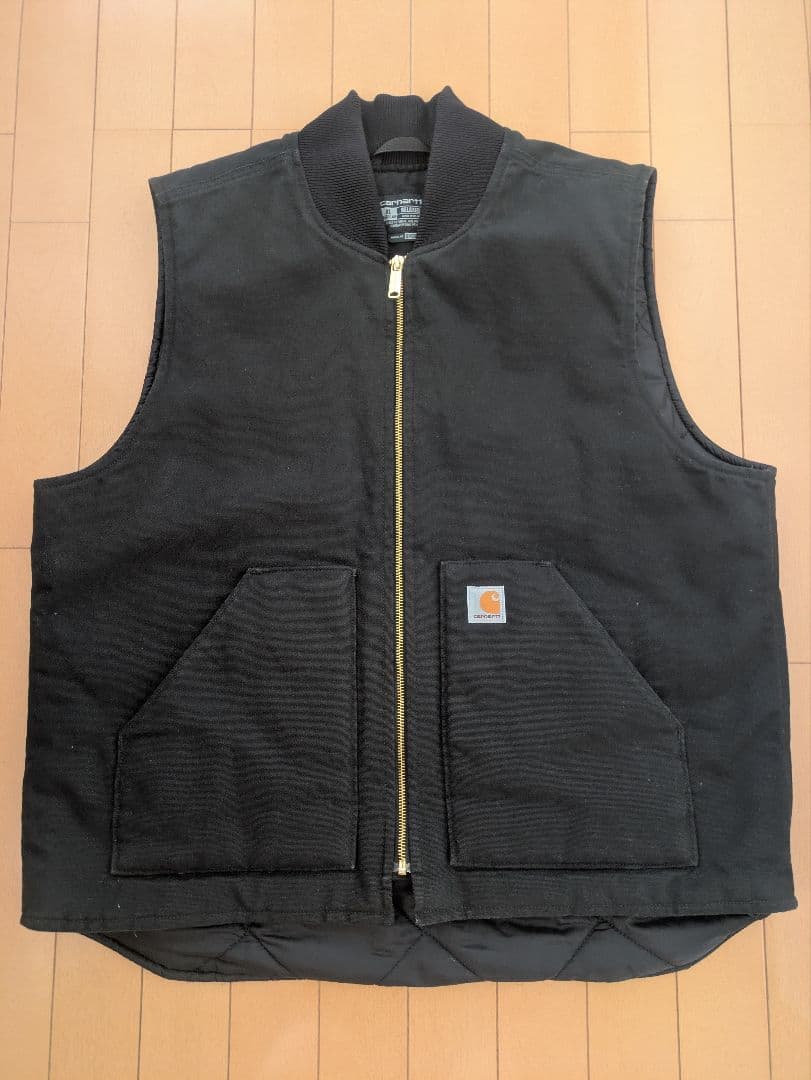 Carhartt ダックベストV01 黒　カーハート