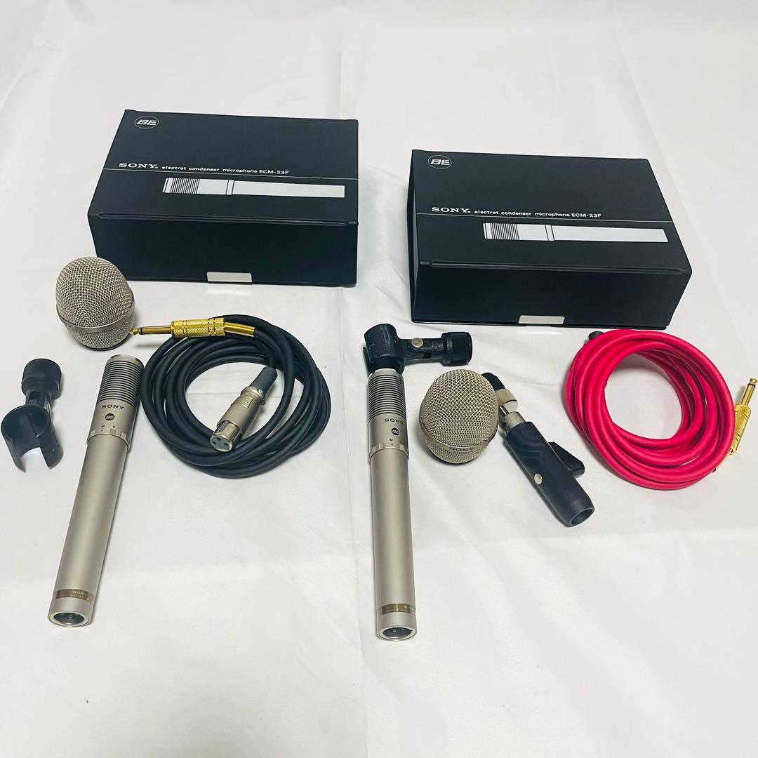 SONY エレクトレットコンデンサーマイク ECM-23F 2本セット