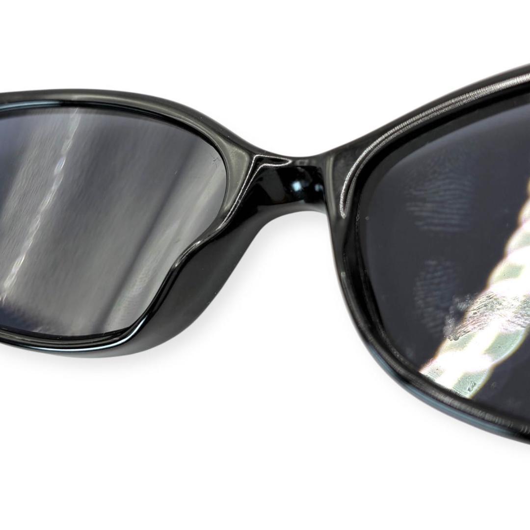 【良品】GUCCI グッチ　オーバル　ロゴプレート　サングラス　Y2K ブラック