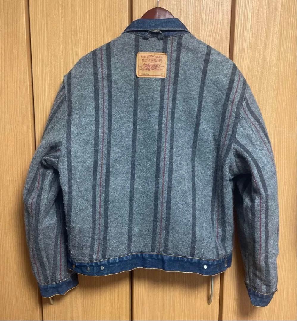 美品 リーバイス70506 42 90’s USA製 濃紺 ブランケット