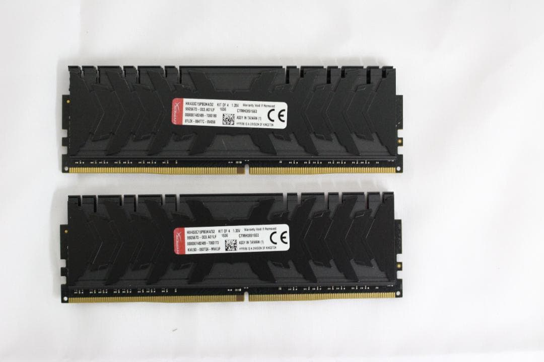 【動作確認済・美品】HyperX Predator DDR4 16GB ②