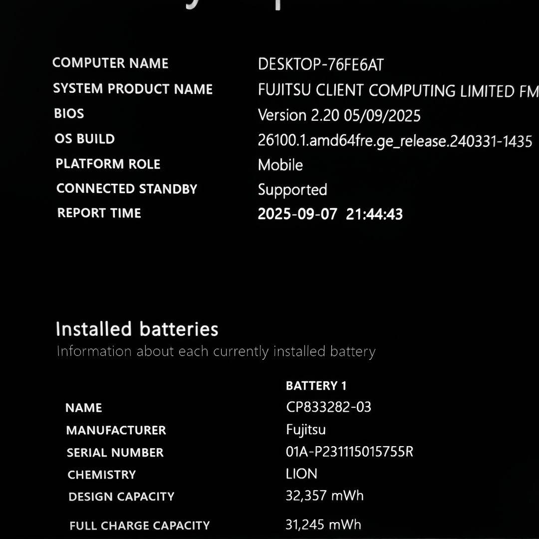 日本製 Fujitsu 美品 13世代 i5 32GB 新品 1TB 軽量薄型