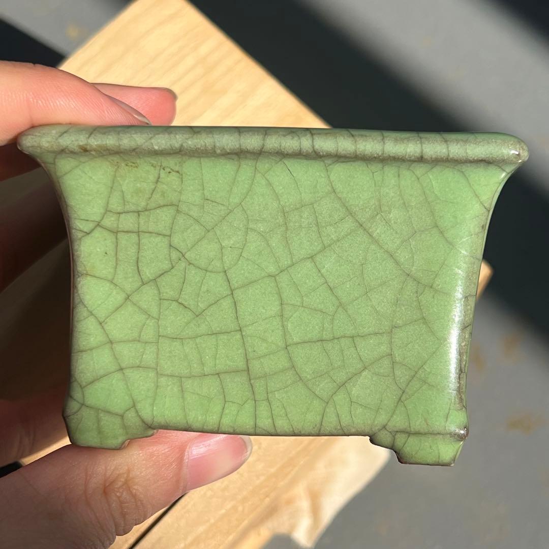 738.正方鉢 小品盆栽鉢 盆栽鉢 植木鉢 9.4*9.3*6cm