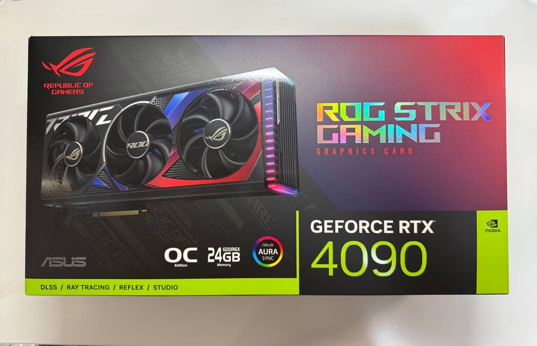 ASUS GeForce RTX 4090 OCモデル納品書付き
