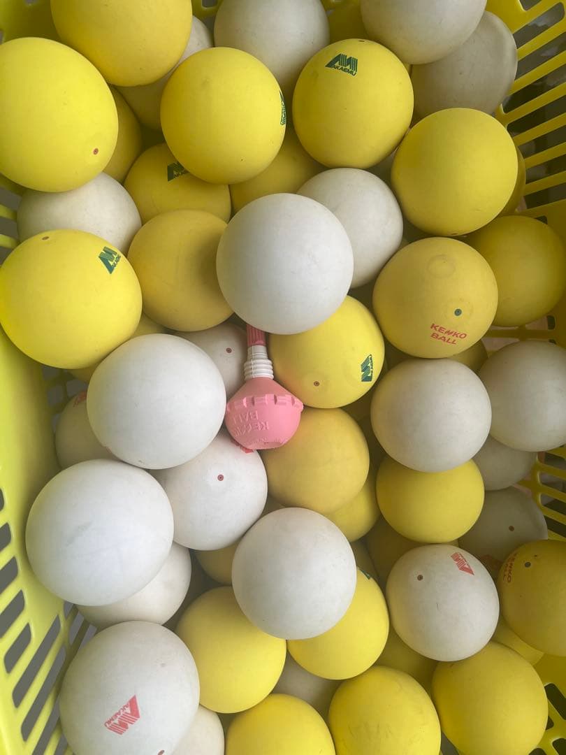 美品　ソフトテニス　ボール　150球