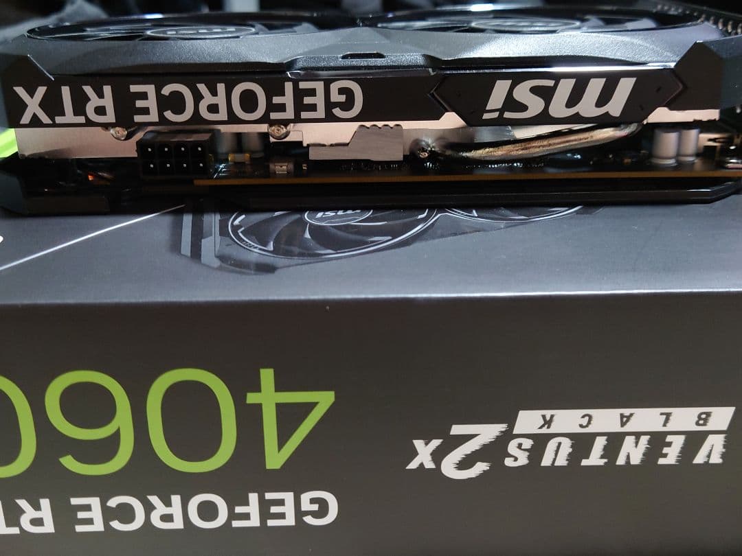 MSI GEFORCE RTX 4060 VENTUS 2X BLACK　中古品