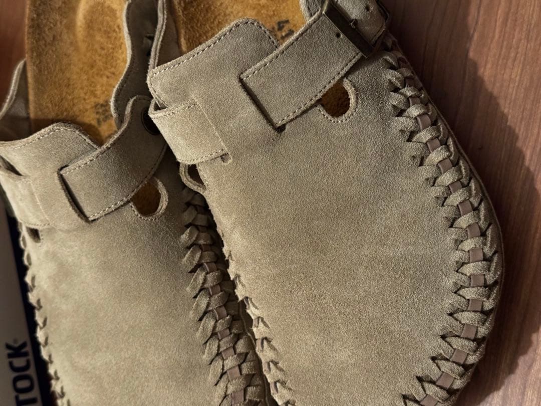 【極美品】KITH Boston Braided 41 TAUPE