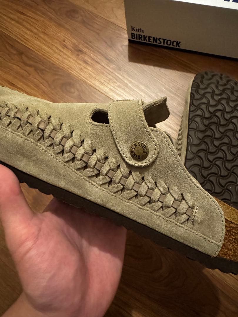【極美品】KITH Boston Braided 41 TAUPE