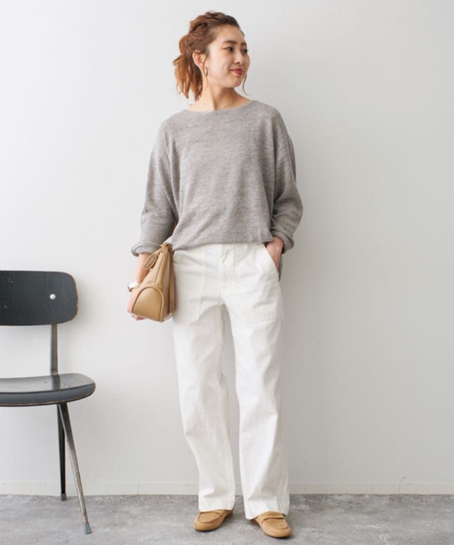 Spick and Span 25SS【新品未使用タグ付】ルーズベイカーパンツ