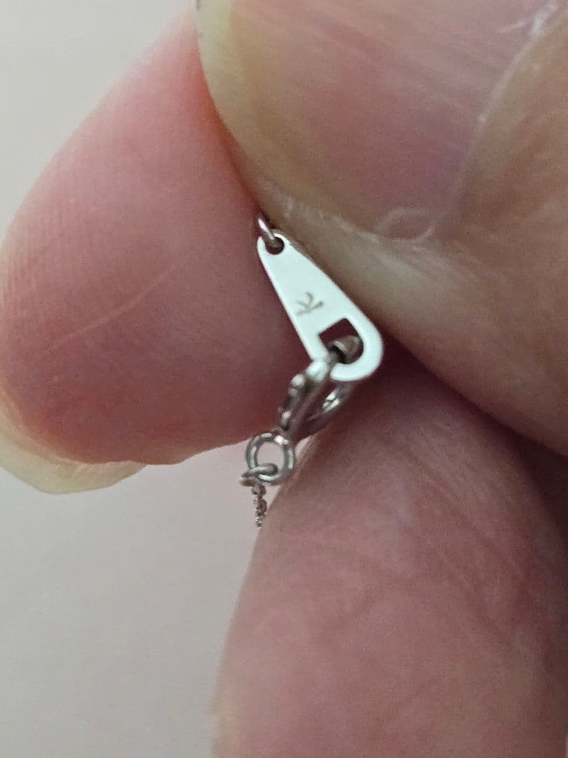 美品✨　組曲　K10ホワイトゴールド　あこやパールネックレス