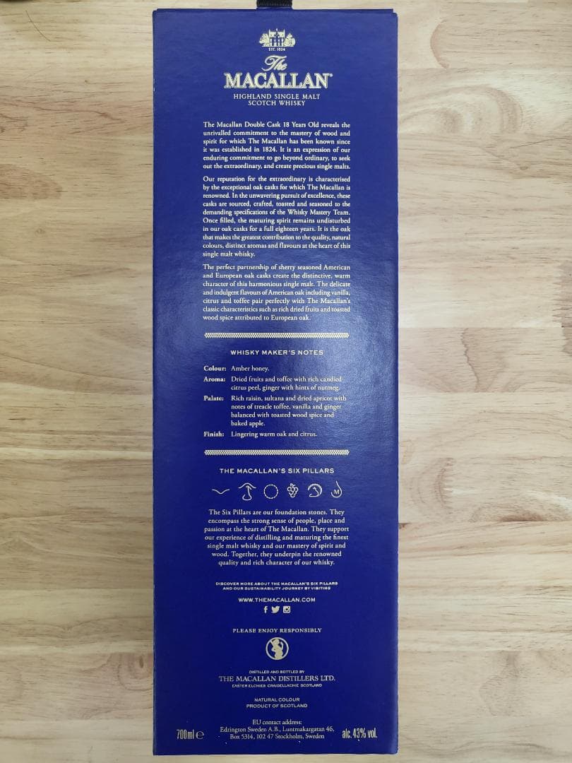 【期間限定 特別価格】マッカラン 18年 ダブルカスク 2023年 43度