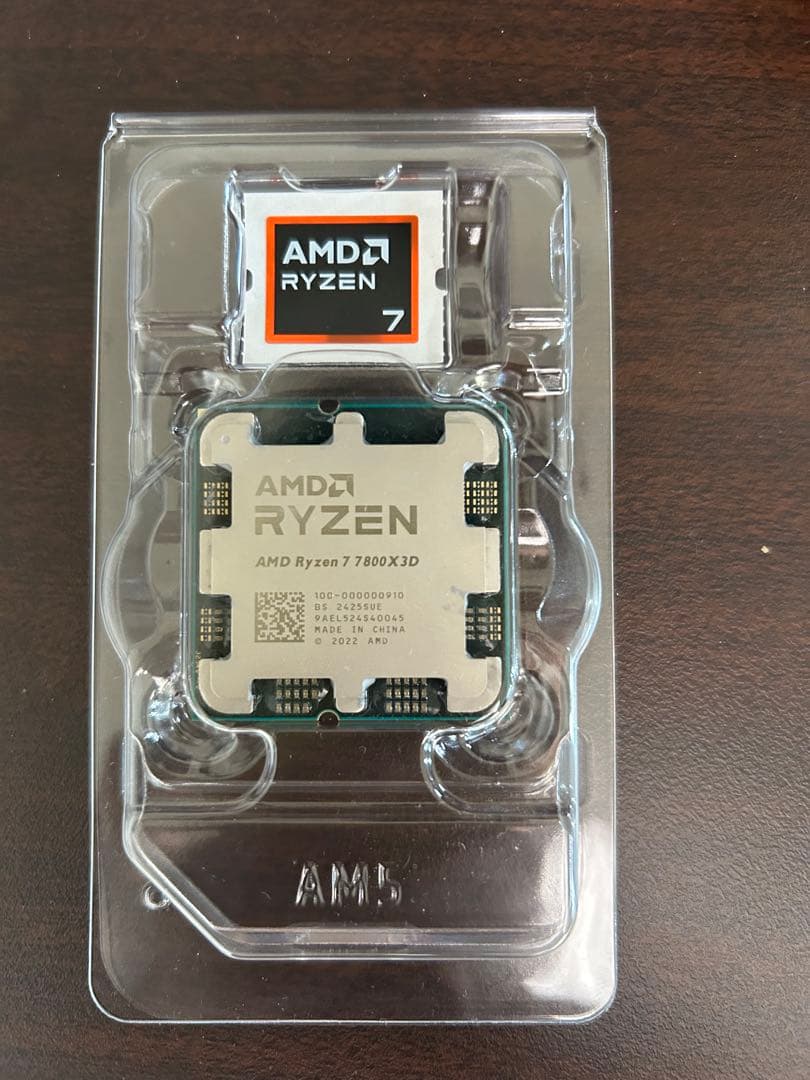 AMD Ryzen 7 7800X3D CPU cpuガードプレート付き