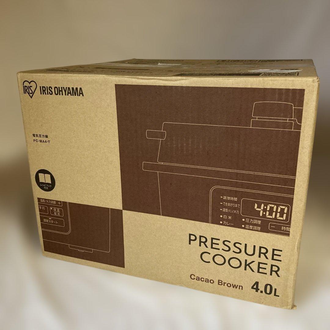 【ほぼ新品】アイリスオーヤマ 電気圧力鍋 PC-MA4-T