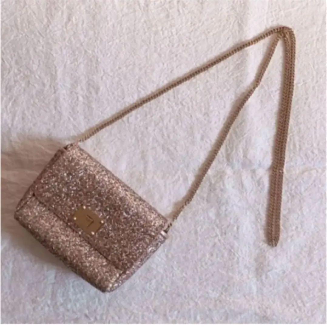 JIMMY CHOO ゴールド パーティーバッグ
