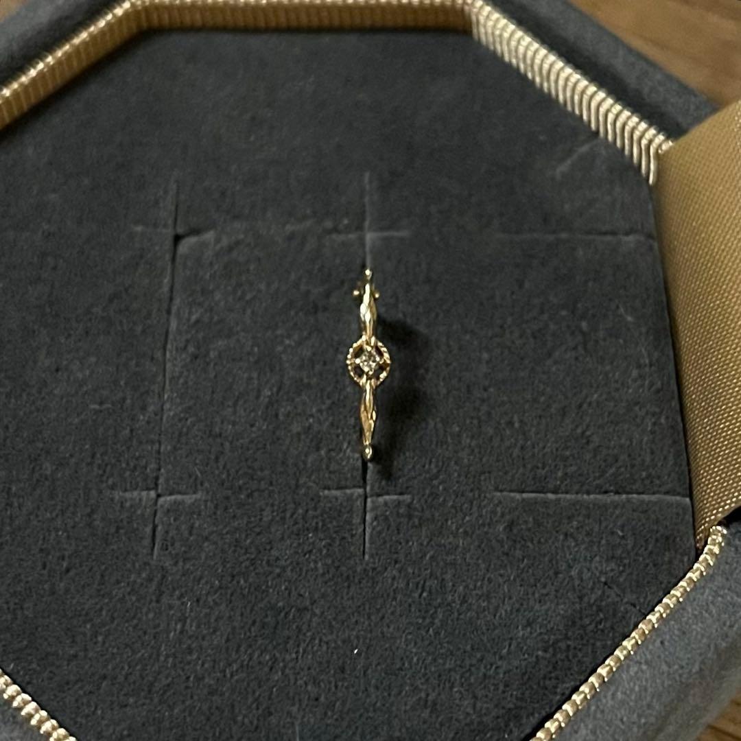 agate 2021年　winter limited フープピアス　片耳