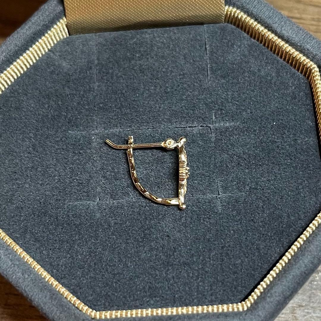 agate 2021年　winter limited フープピアス　片耳