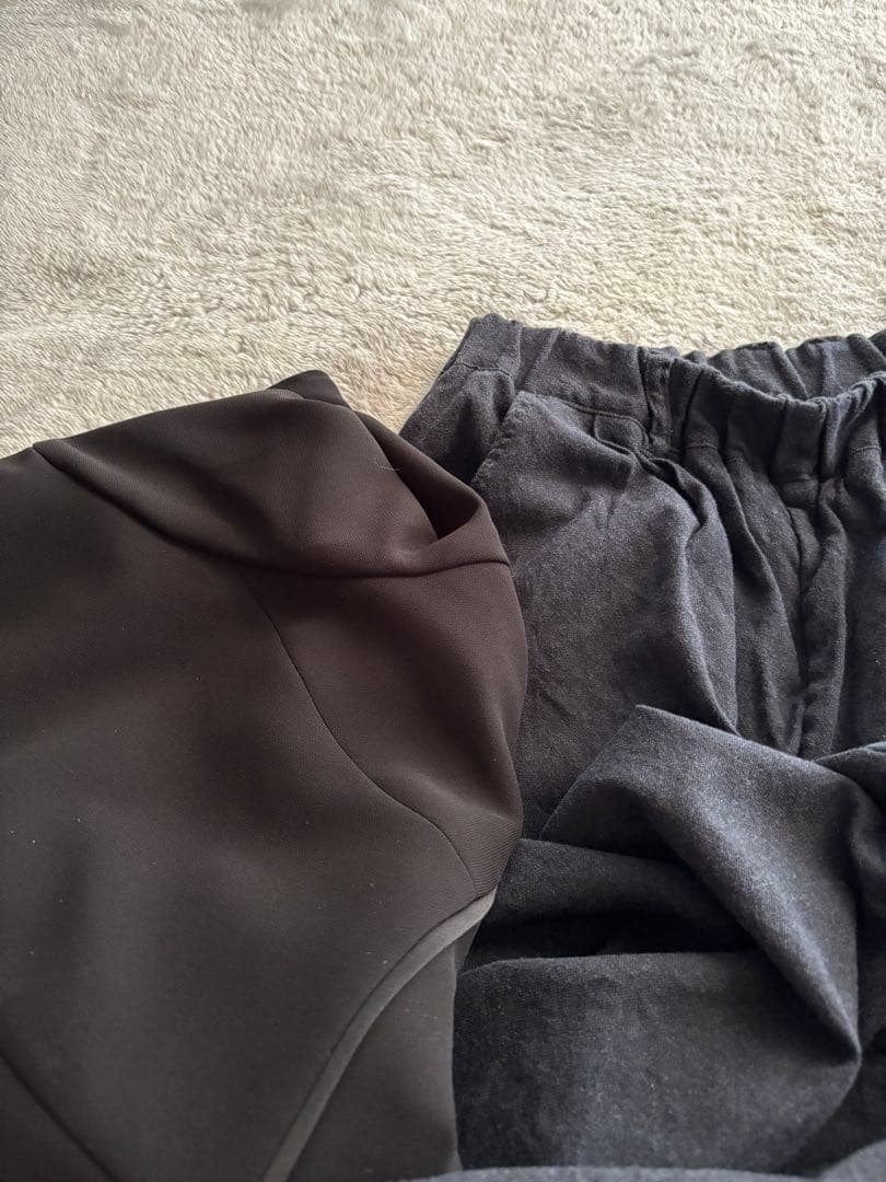 VeritecoeurVC-790 サルエルシャーリングパンツ ウールコットン