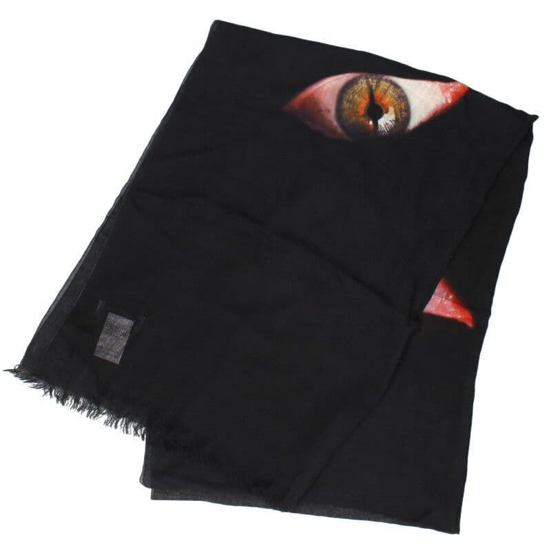 ヨウジヤマモトプールオム 21ss 目玉　ストール　レーヨンシルク