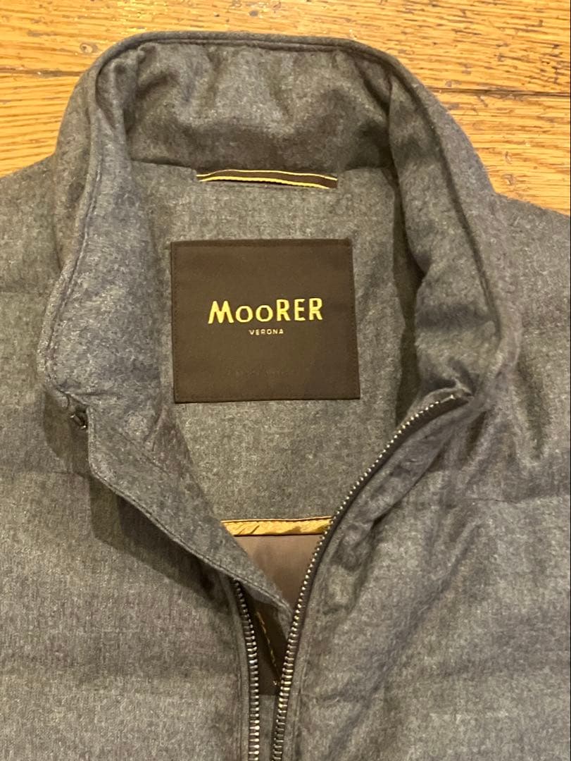 ゆうきじい MOORER ムーレー カシミヤダウンベスト 44